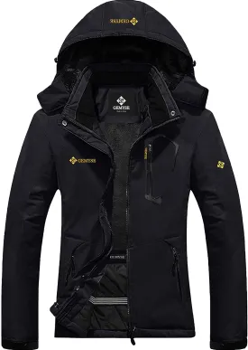 GEMYSE Women's Mountain Waterproof Ski Snow Jacket Winter Windproof Rain Jacket