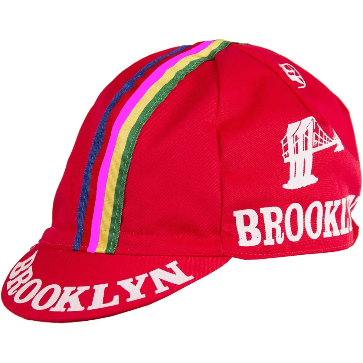Giordana Brooklyn Cycling Cap W- Stripes – Red