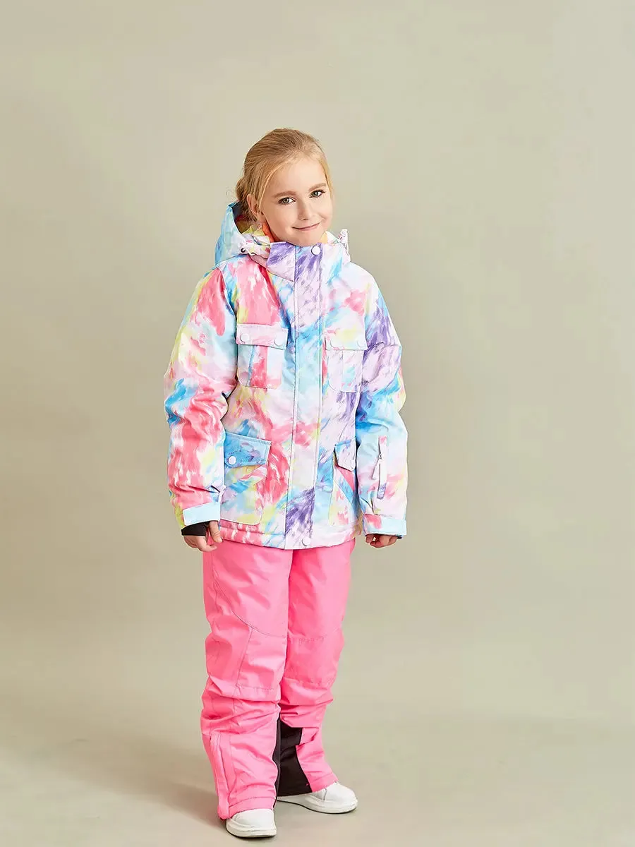 Girl Printed Insulated Snow Jacket