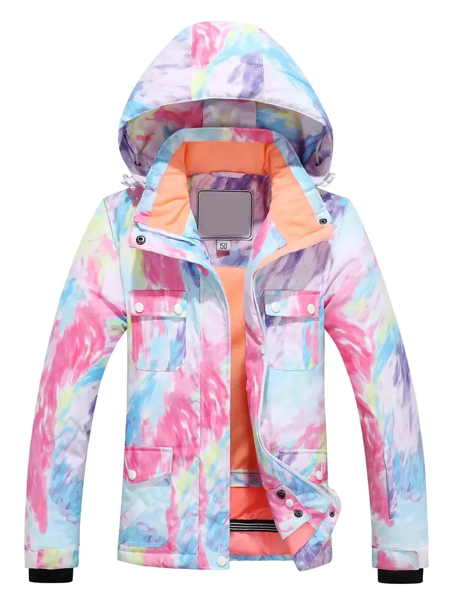 Girl Printed Insulated Snow Jacket