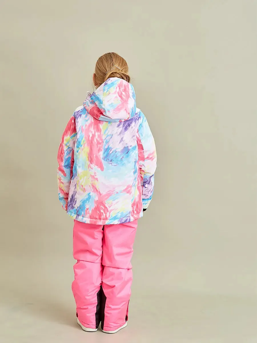 Girl Printed Insulated Snow Jacket
