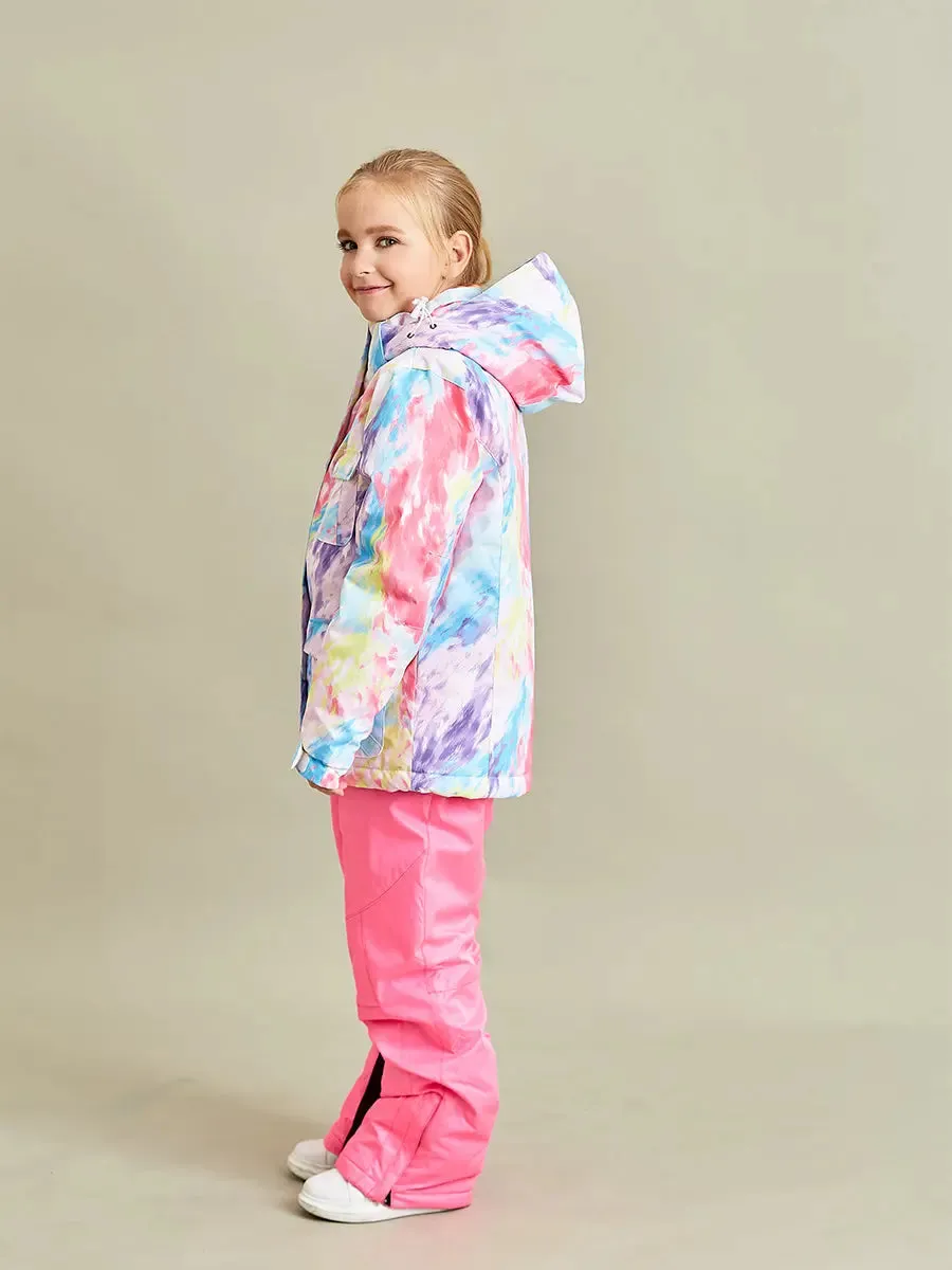 Girl Printed Insulated Snow Jacket