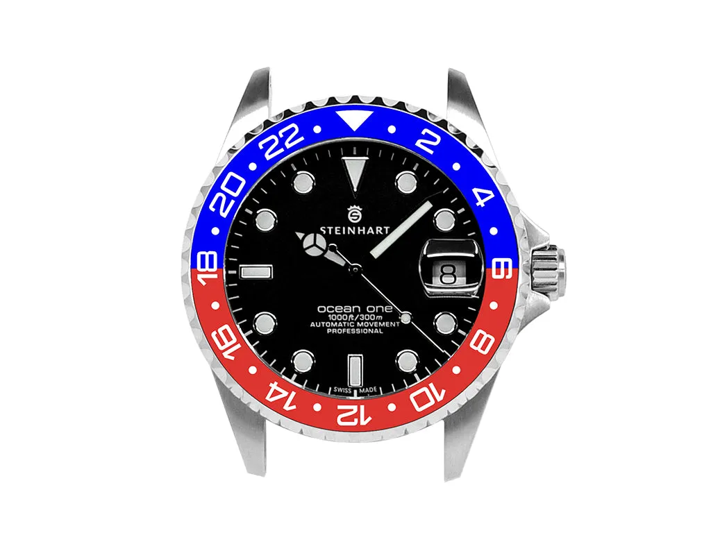 GMT Style Ceramic Bezel Insert Blue/Red (Pepsi)