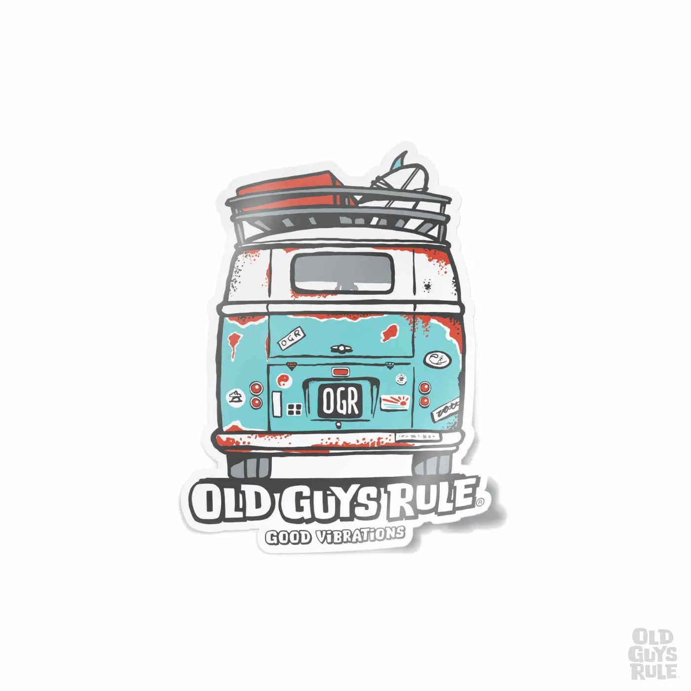 'Good Vibes III' Decal - Rear View