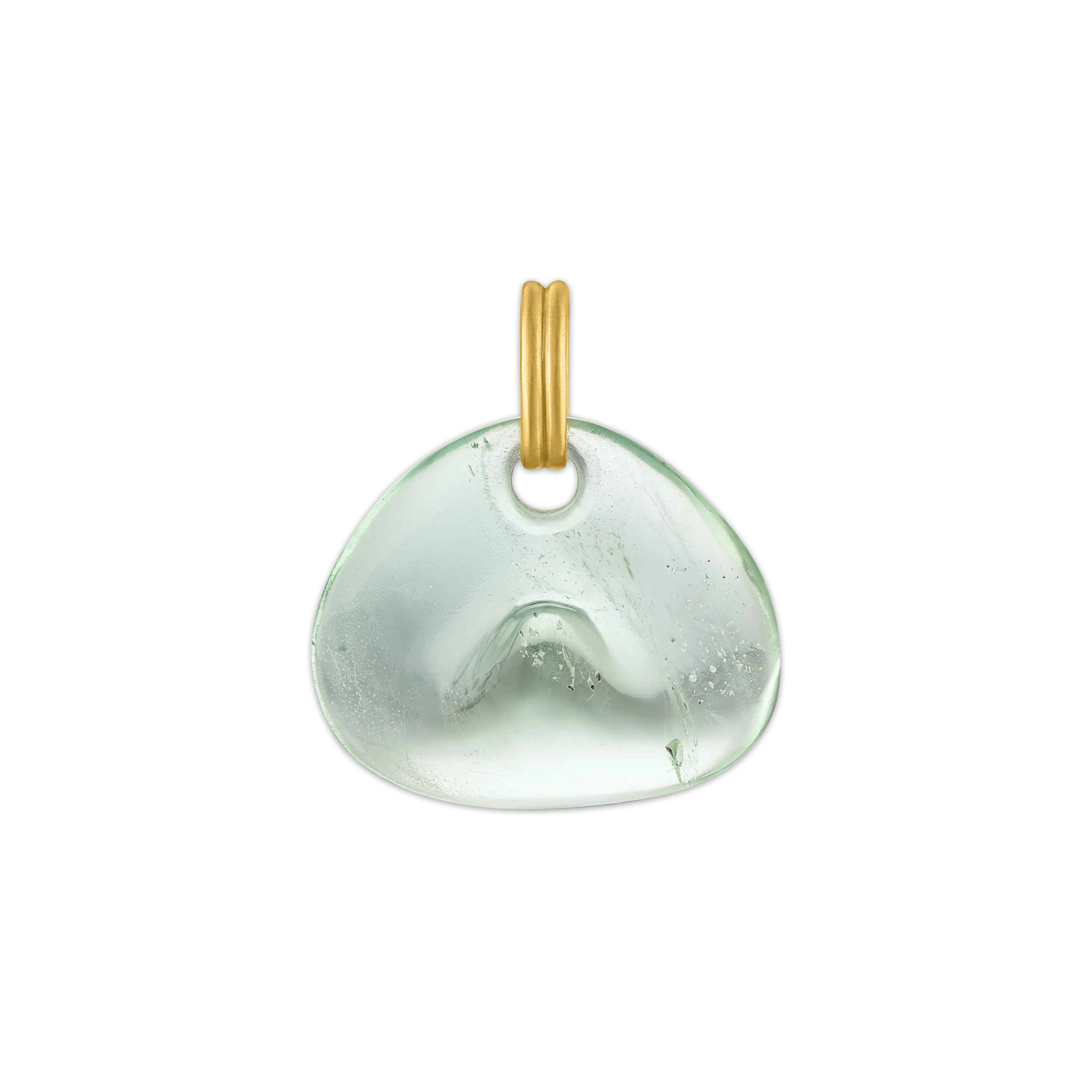 Green Beryl Prunt Pendant