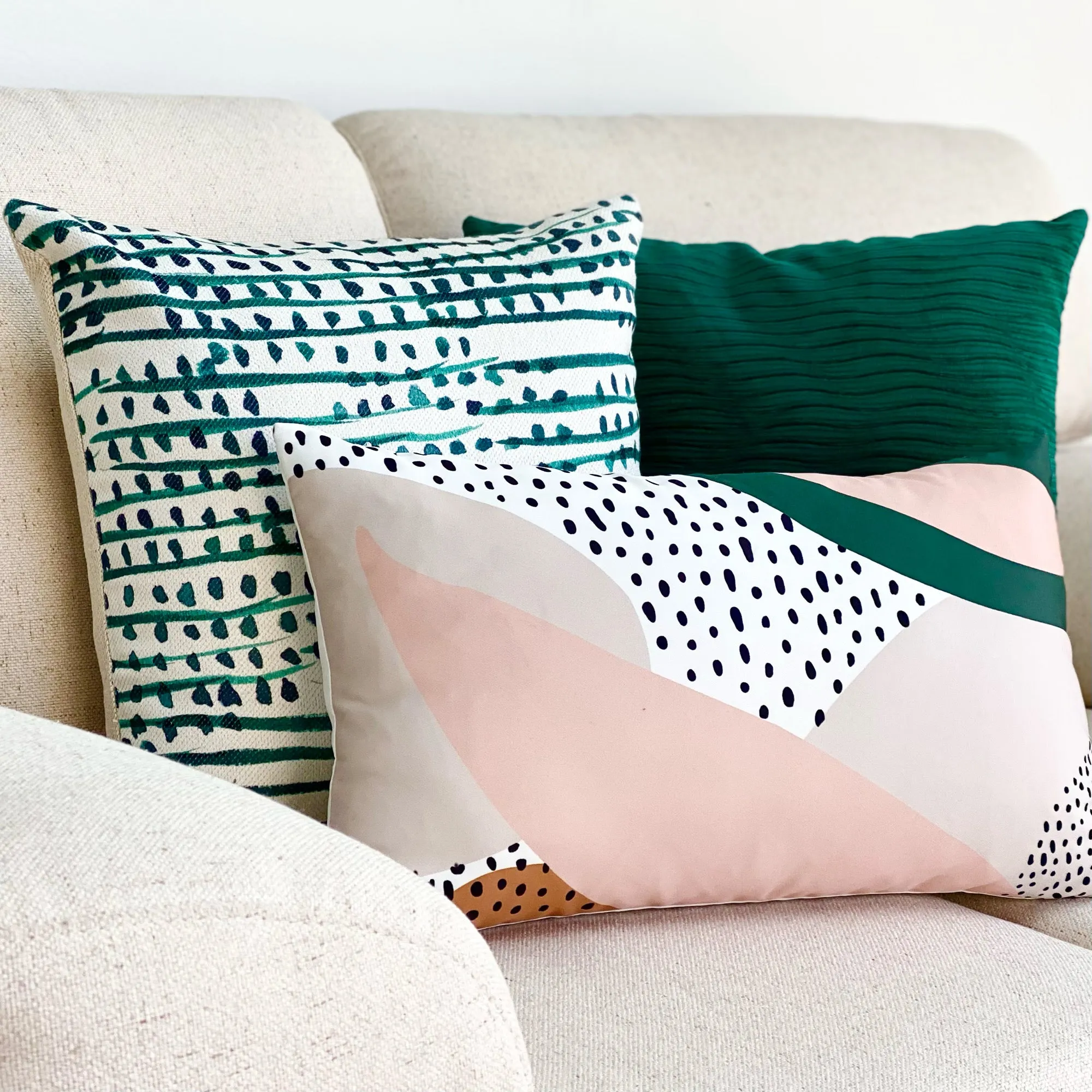 Green Creeper Pillow