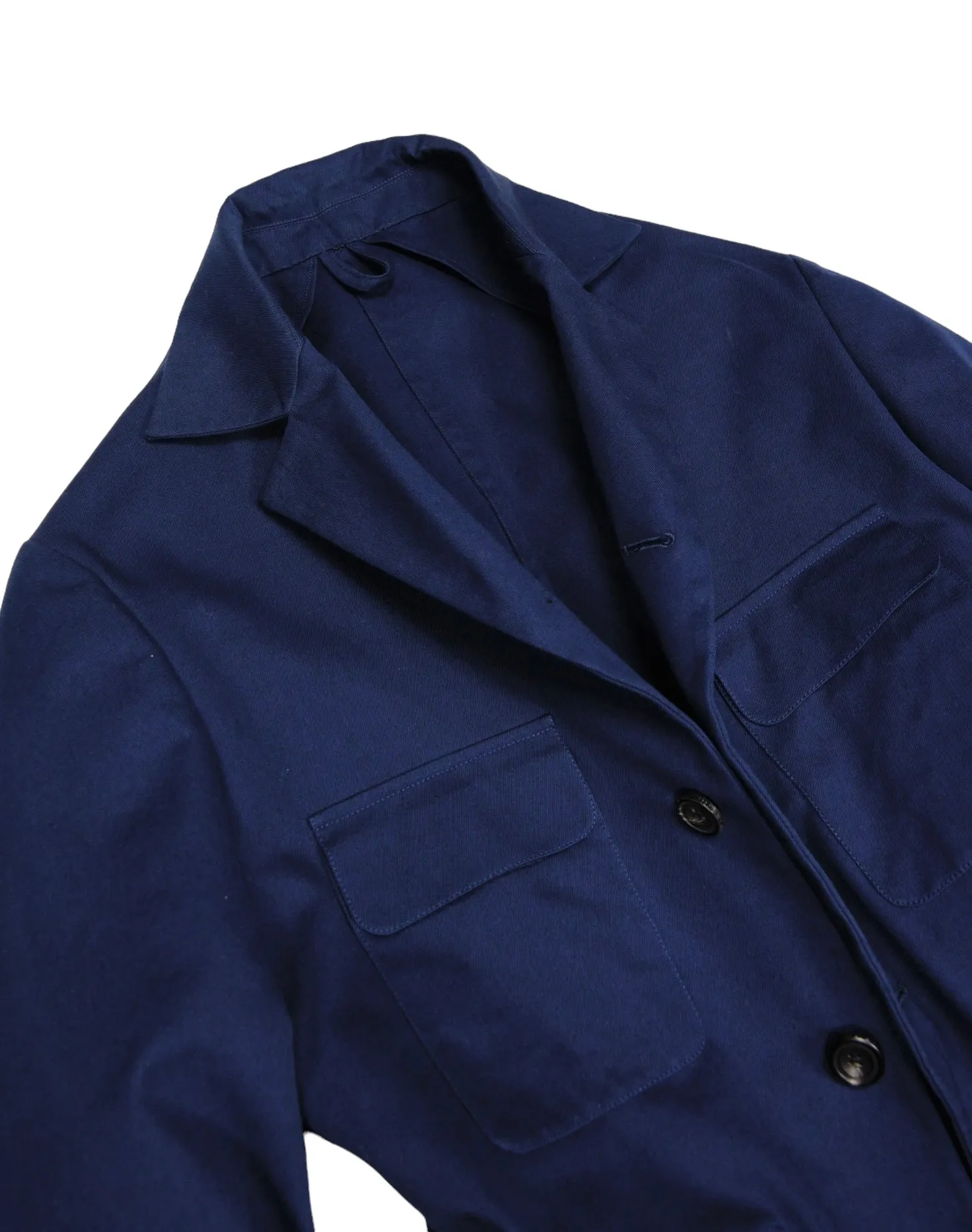 Götrich - Dark Blue Caccioppoli Cotton Safari Jacket 48 / M
