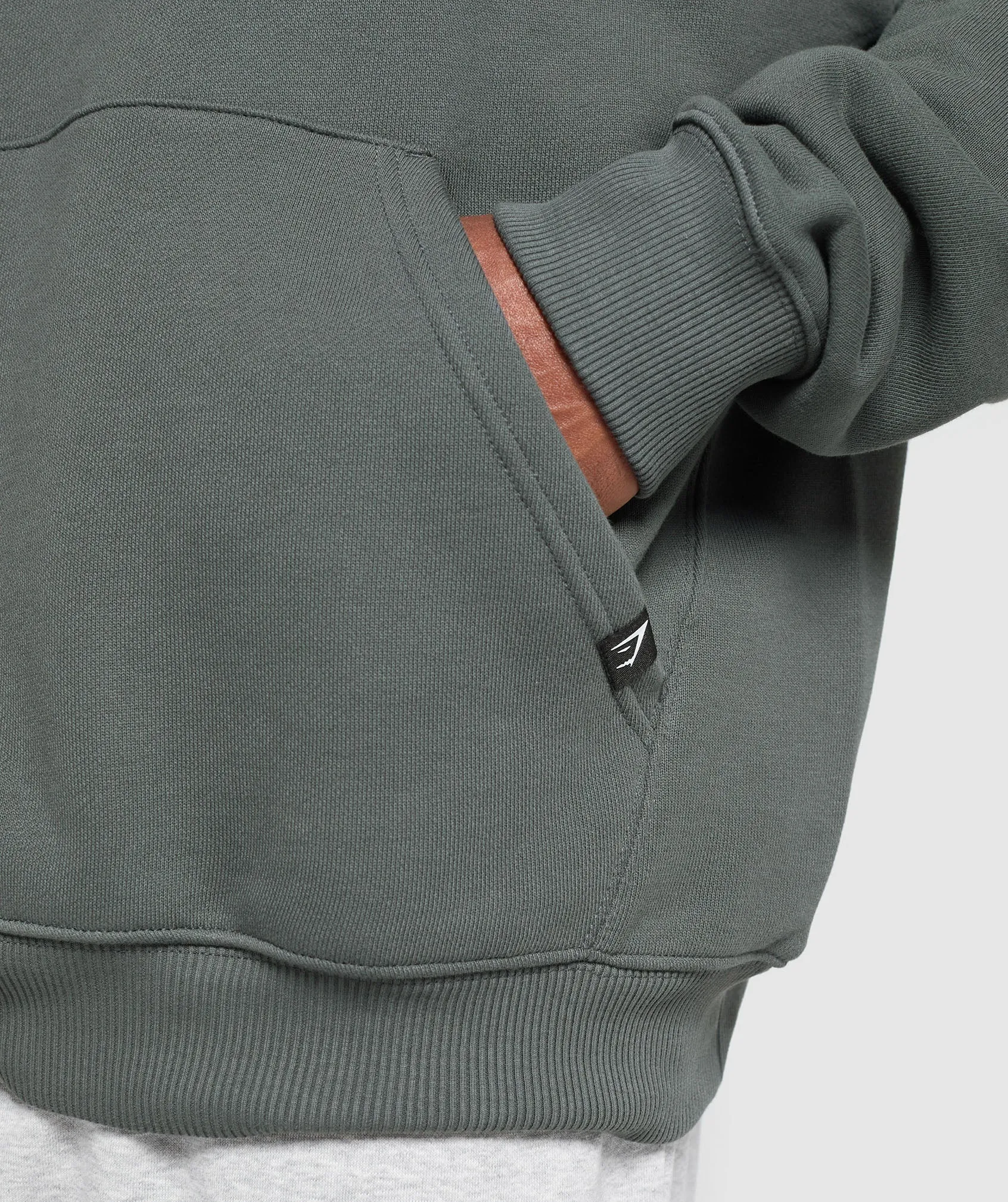 Gymshark British Iron Hoodie - Slate Teal