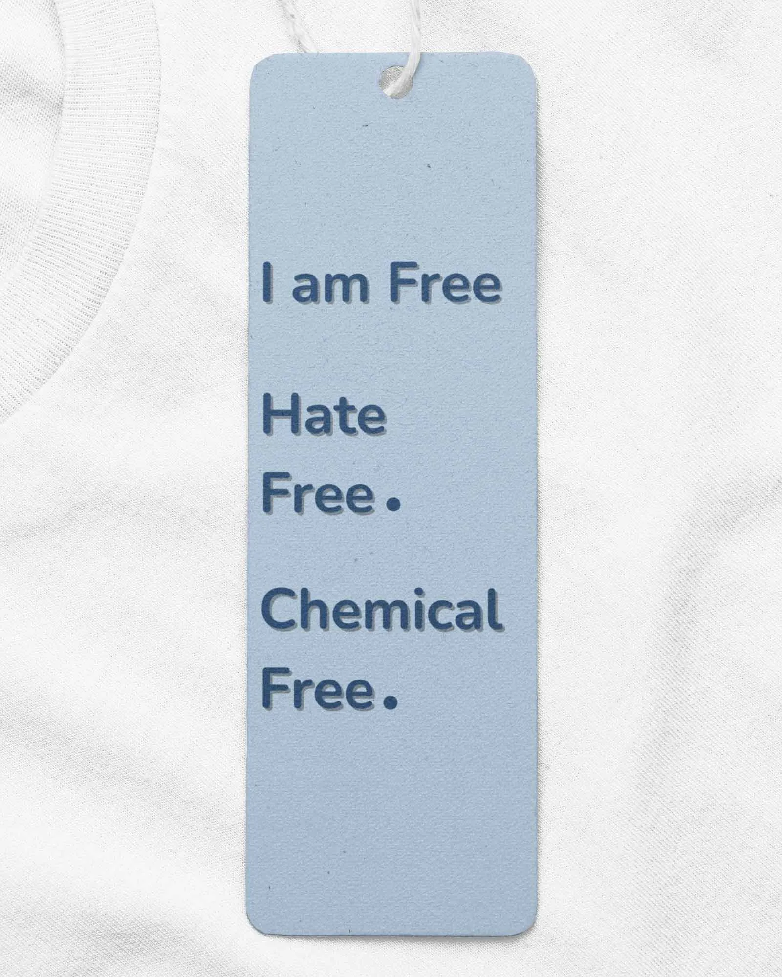 Half Sleeves Crew Neck: Robin Egg Blue