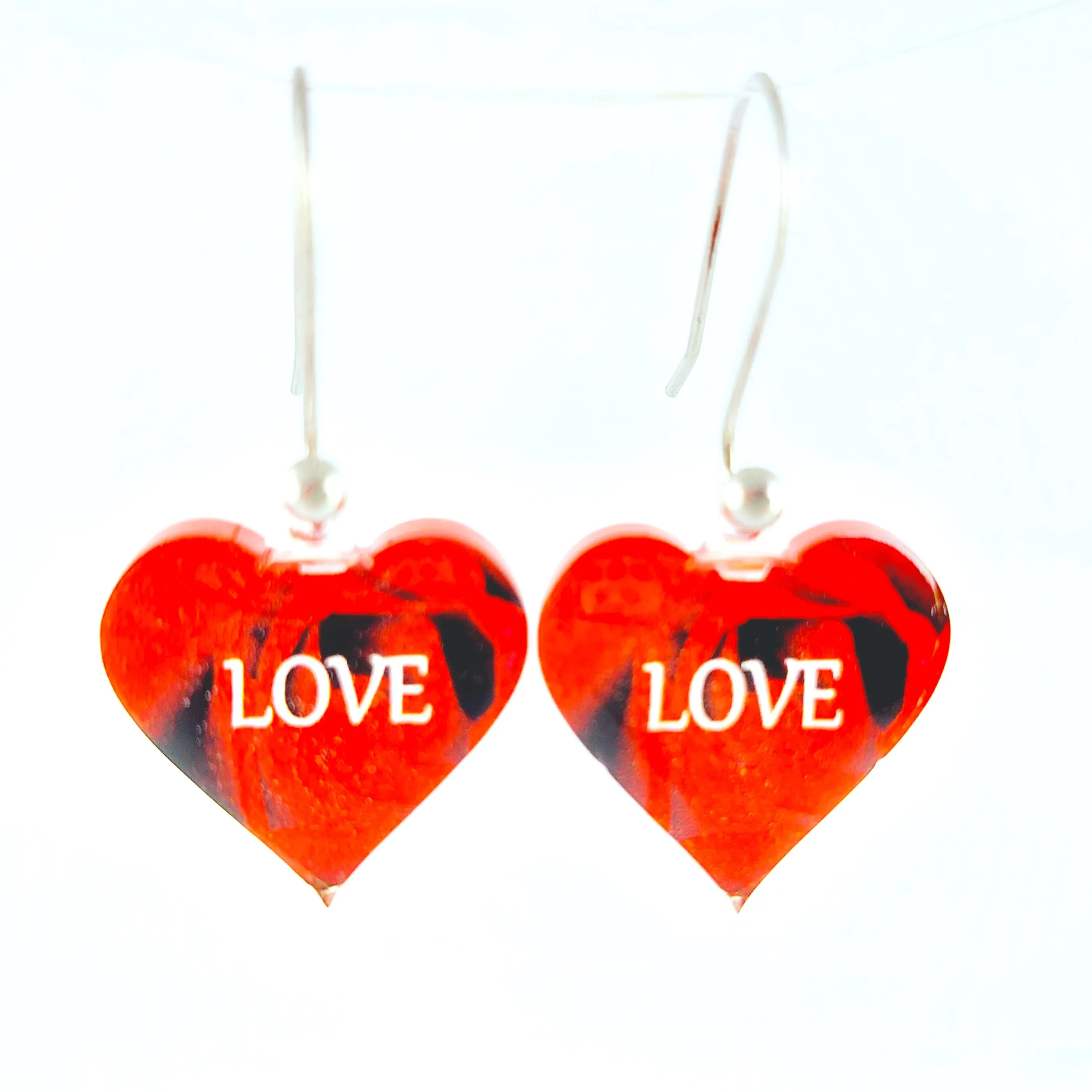 Heart Pendant & Earring Set
