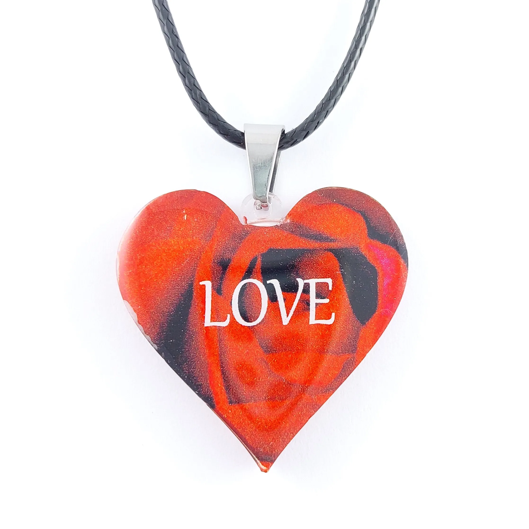 Heart Pendant & Earring Set