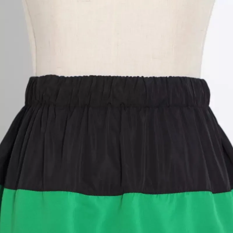 Heather Colorblock Skirt