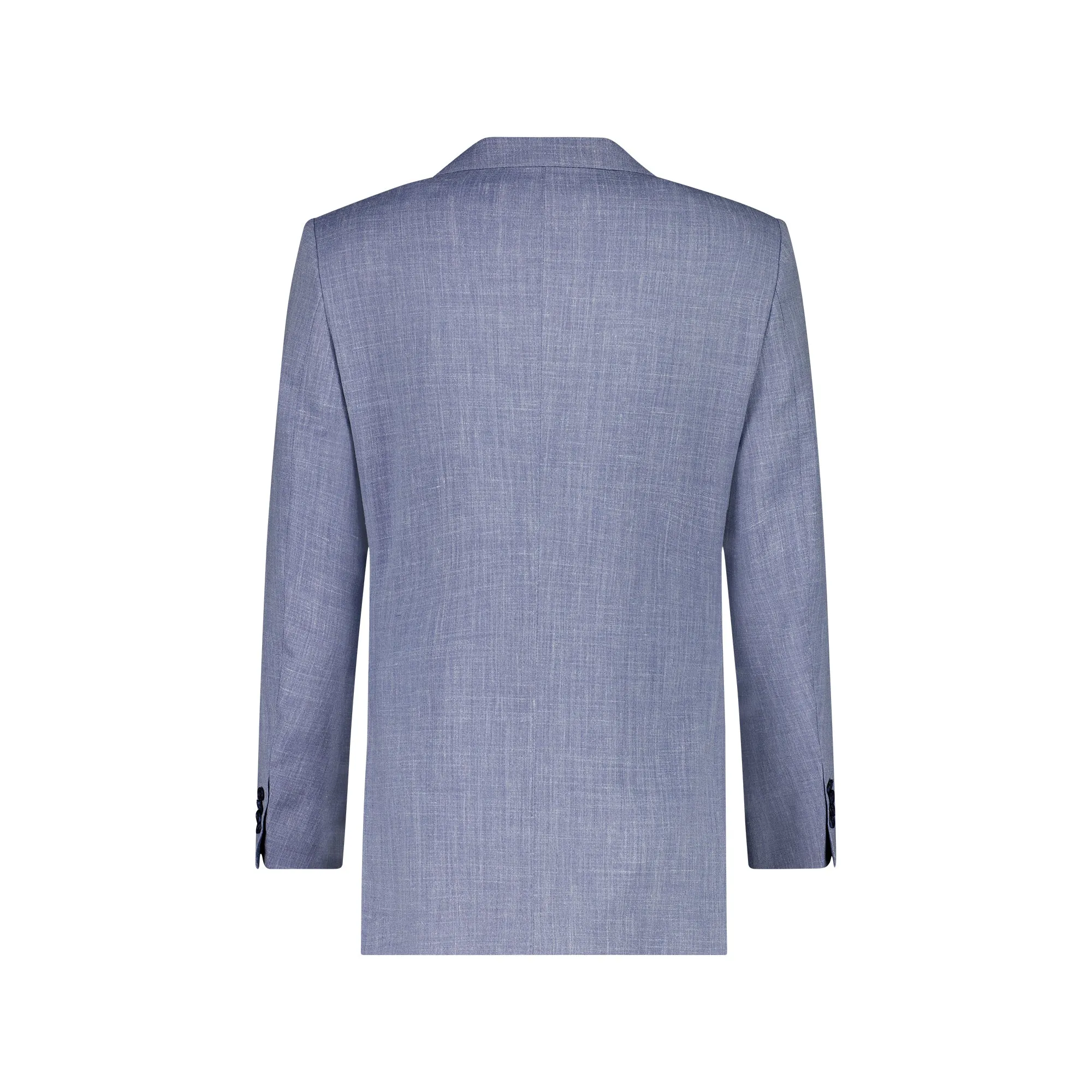 HENRY SARTORIAL Loro Piana 1/2 Canvas Blazer NAVY REG