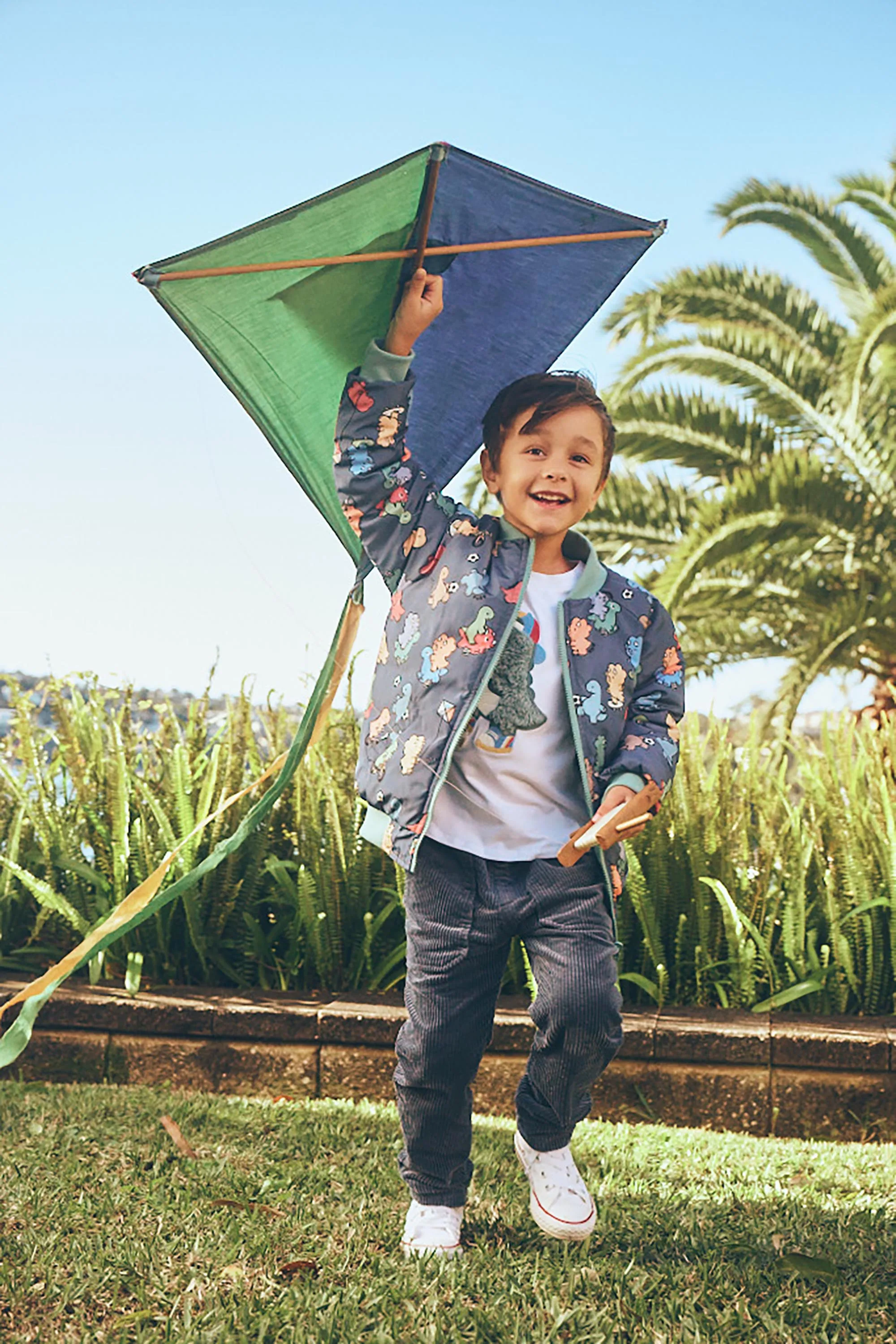 Huxbaby Dino Play Reversible Bomber
