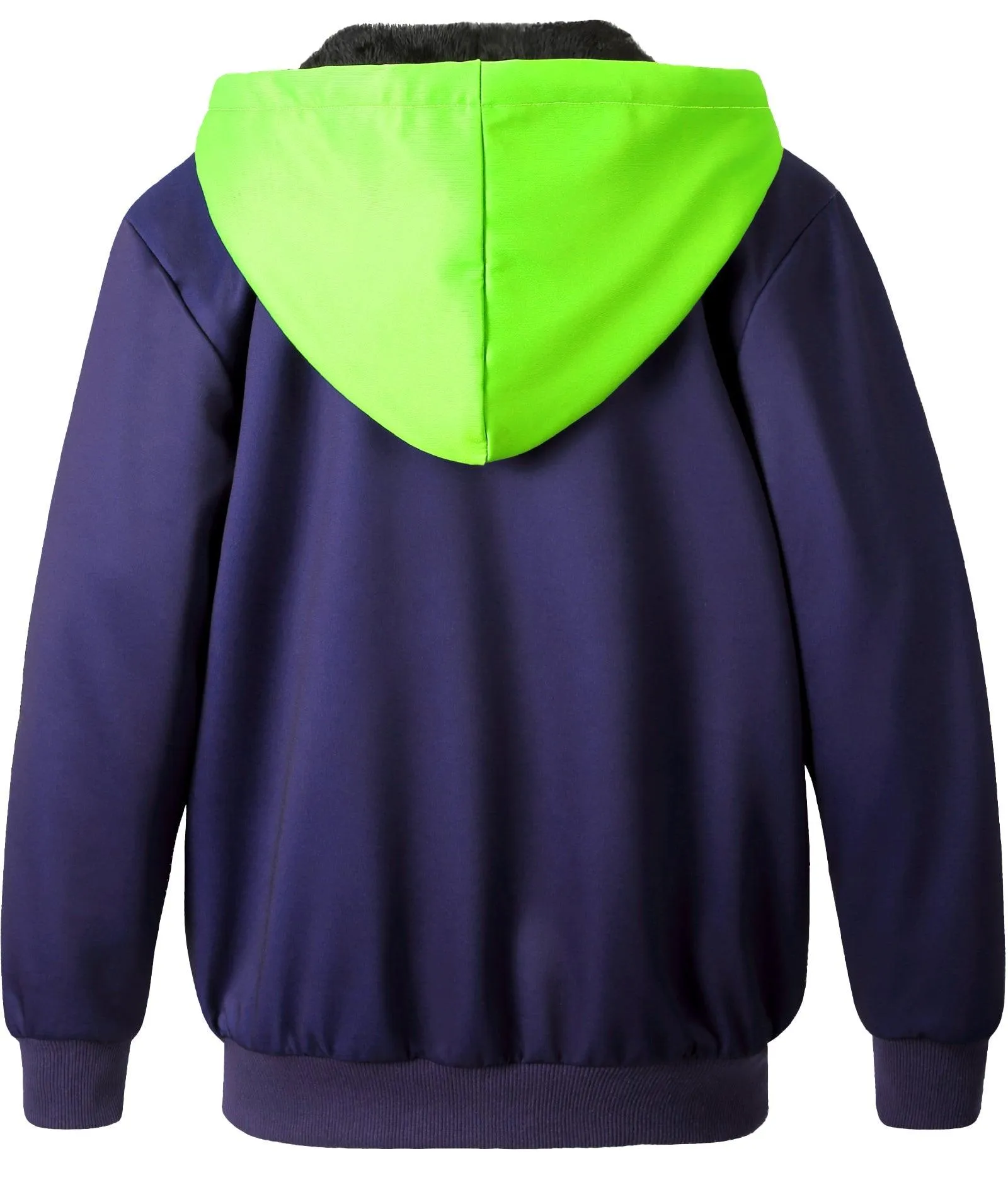 Kid's Printed Full Zipper Fleece Hoodie-ZPK006164
