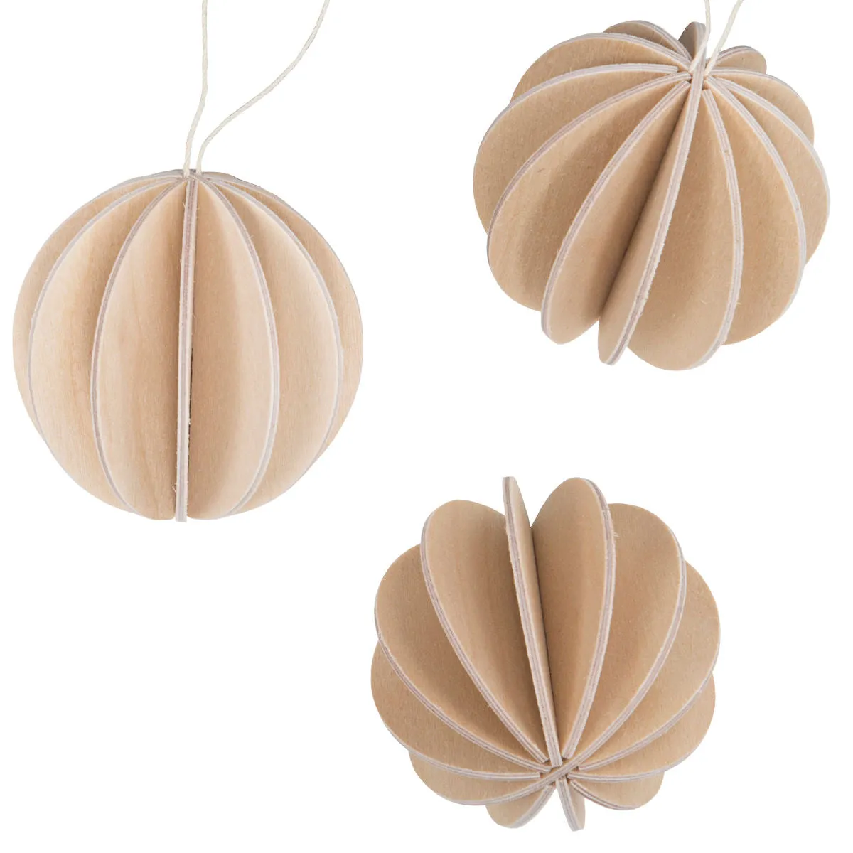 LOVI | Wooden 3D Puzzle | The Original Lovi Baubles (8cm x 3pcs)