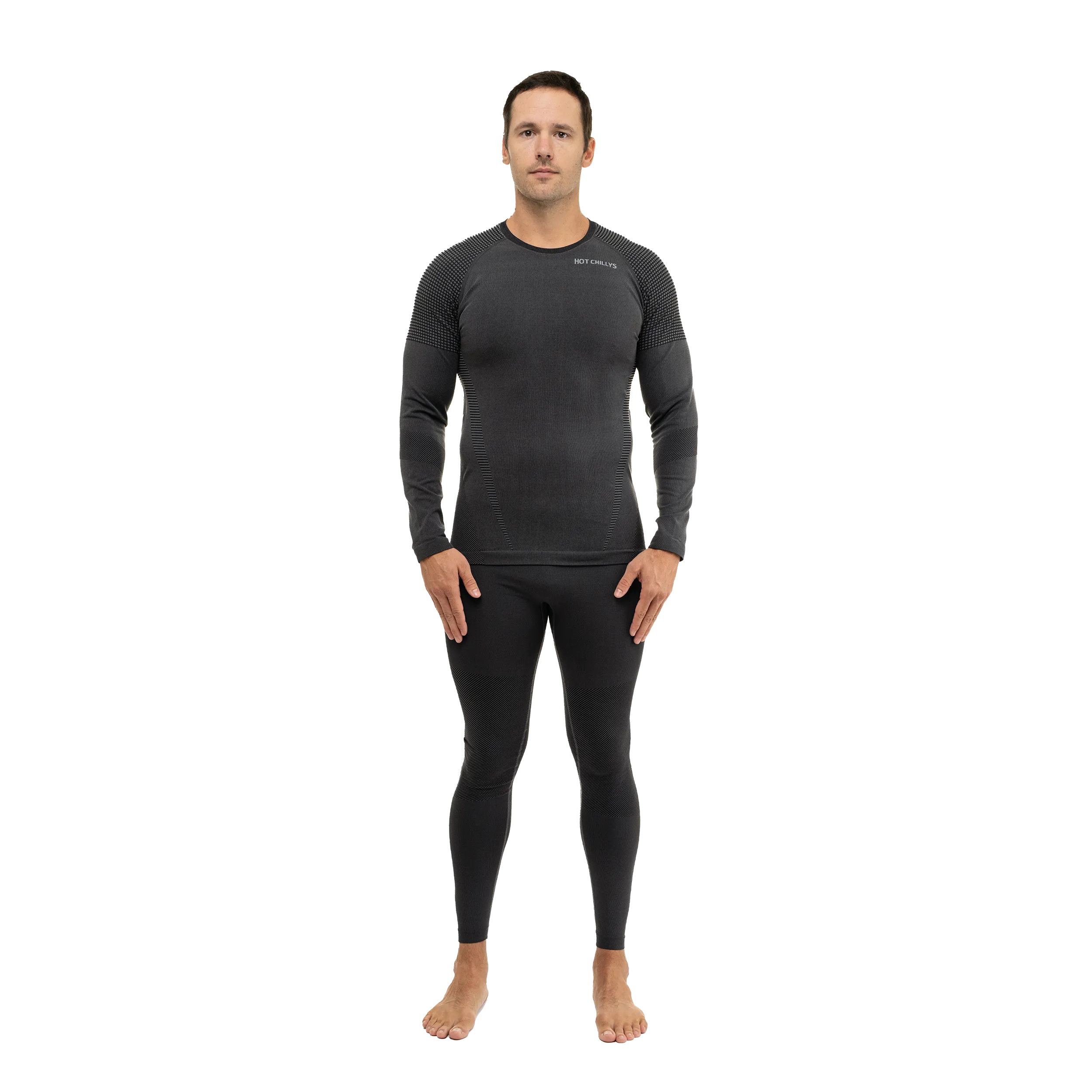 Men's 3D Knit Crew - Black