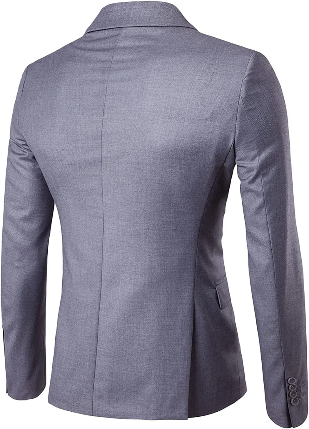 Men's Slim Classic Suit Jacket One Button Casual Sports Jackets Coat Lightweight Comfy Business Daily Blazer