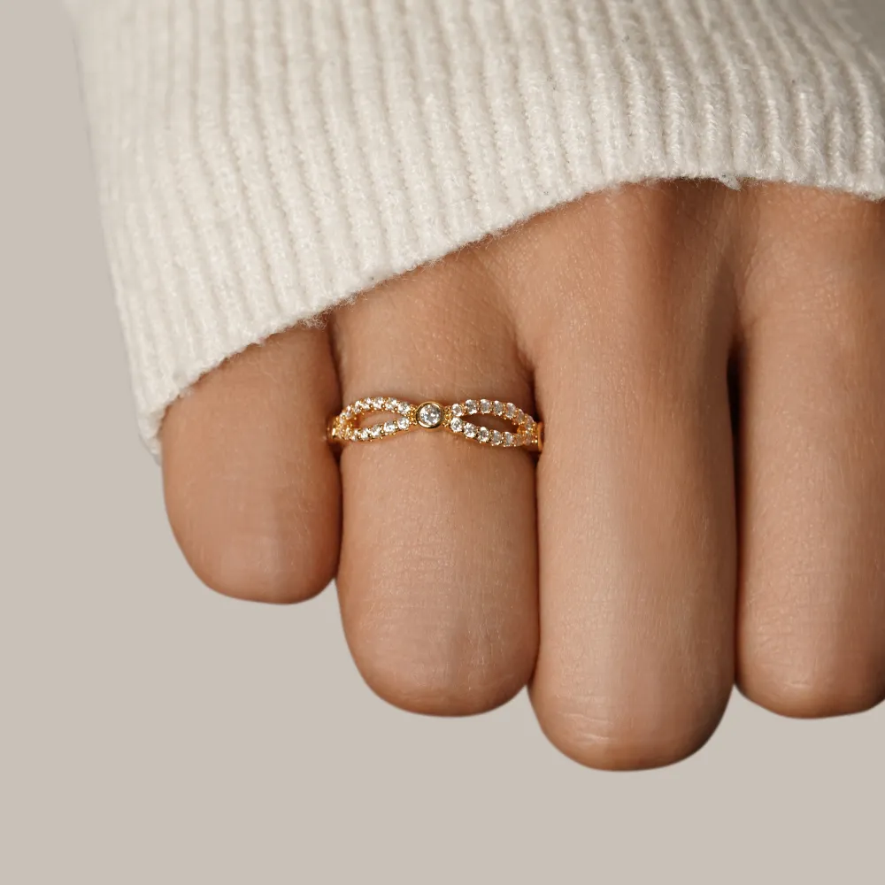 Milana Crystal Tennis Ring