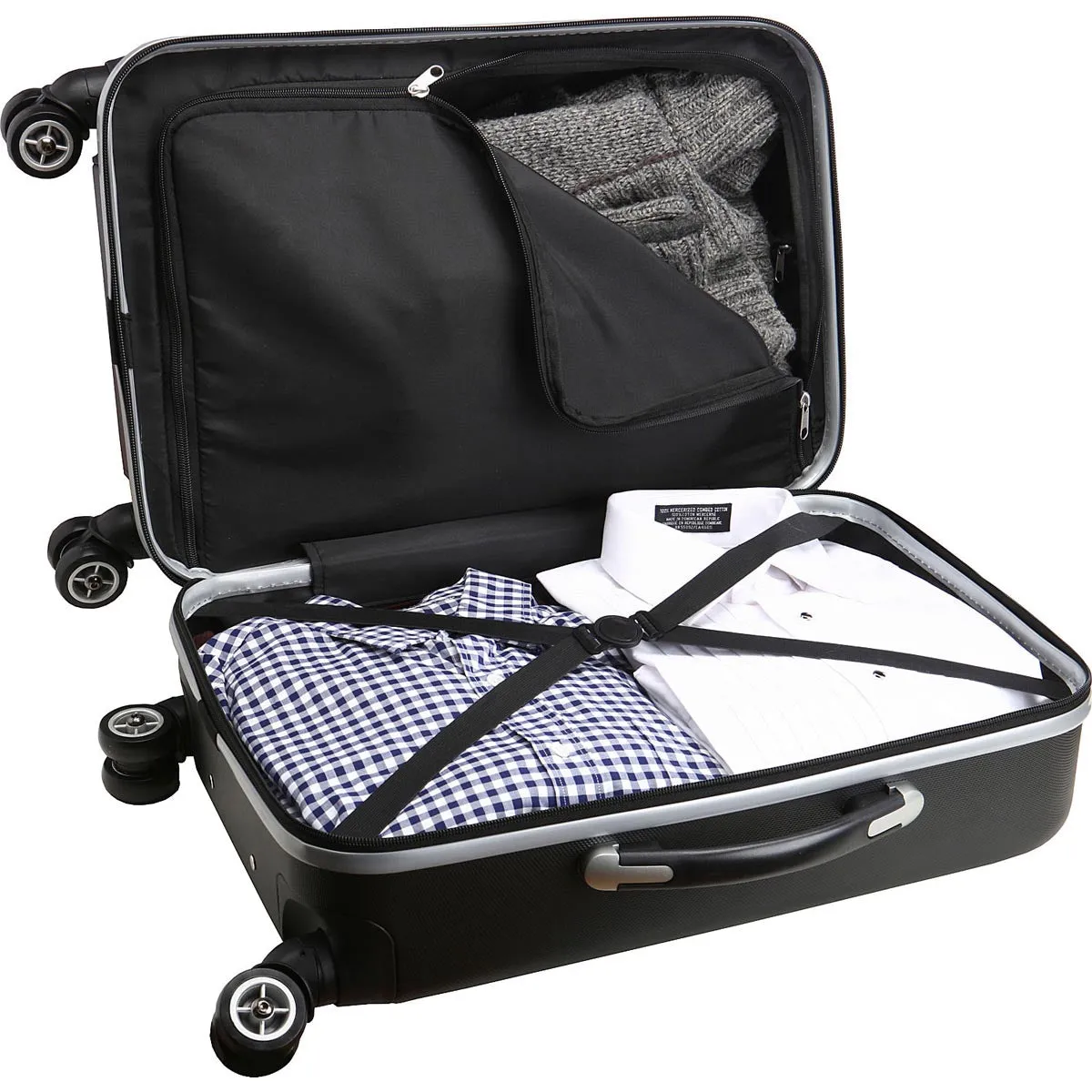 Mojo Sports Luggage 20In Carry On Hardside Spinner - Metropolitan Division