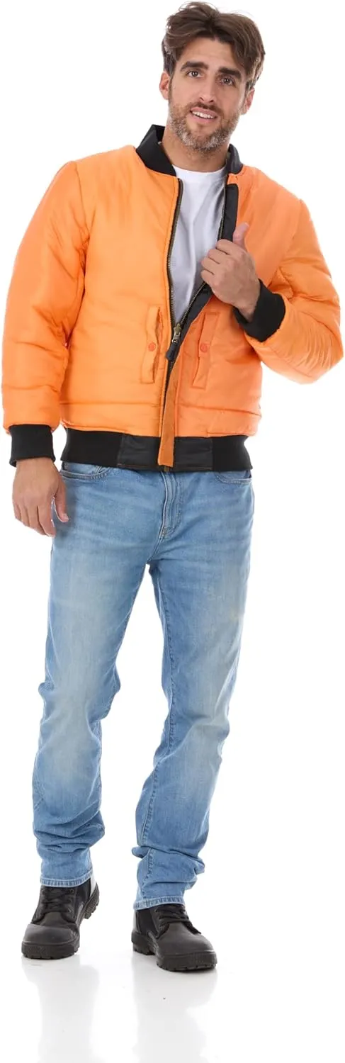 North 15 Bomber Jacket Men, Men's MA-1 Bomber Jacket Lightweight, Flight Jackets for Men Military, Pilot Jacket