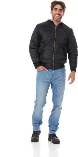 North 15 Bomber Jacket Men, Men's MA-1 Bomber Jacket Lightweight, Flight Jackets for Men Military, Pilot Jacket