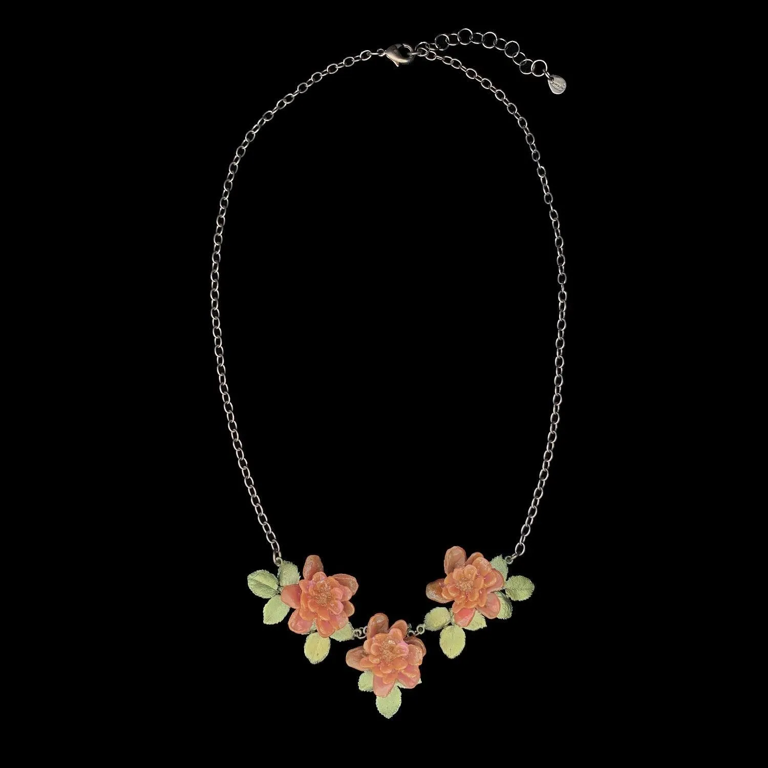 Red Rose Necklace - Statement