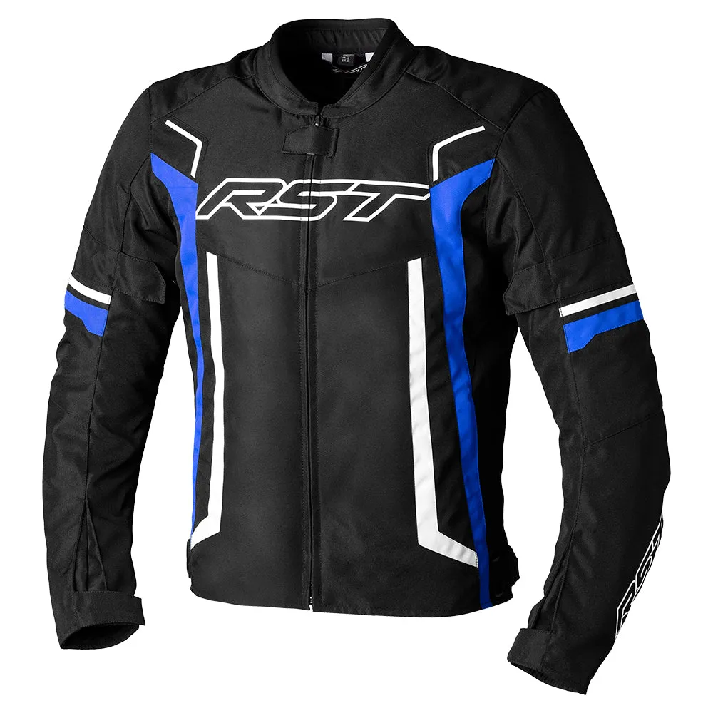 RST PILOT EVO CE TEXTILE JACKET [BLACK/BLUE/WHITE]