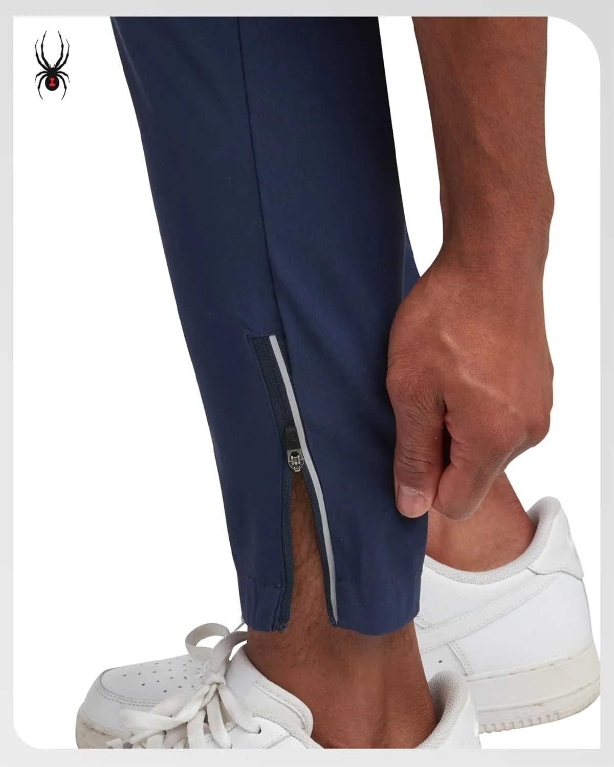 Spyder Mens Golf Pants - Lightweight Stretch Golf Pants Men with Drawstring & Pockets - Athletic Nylon Joggers for Men