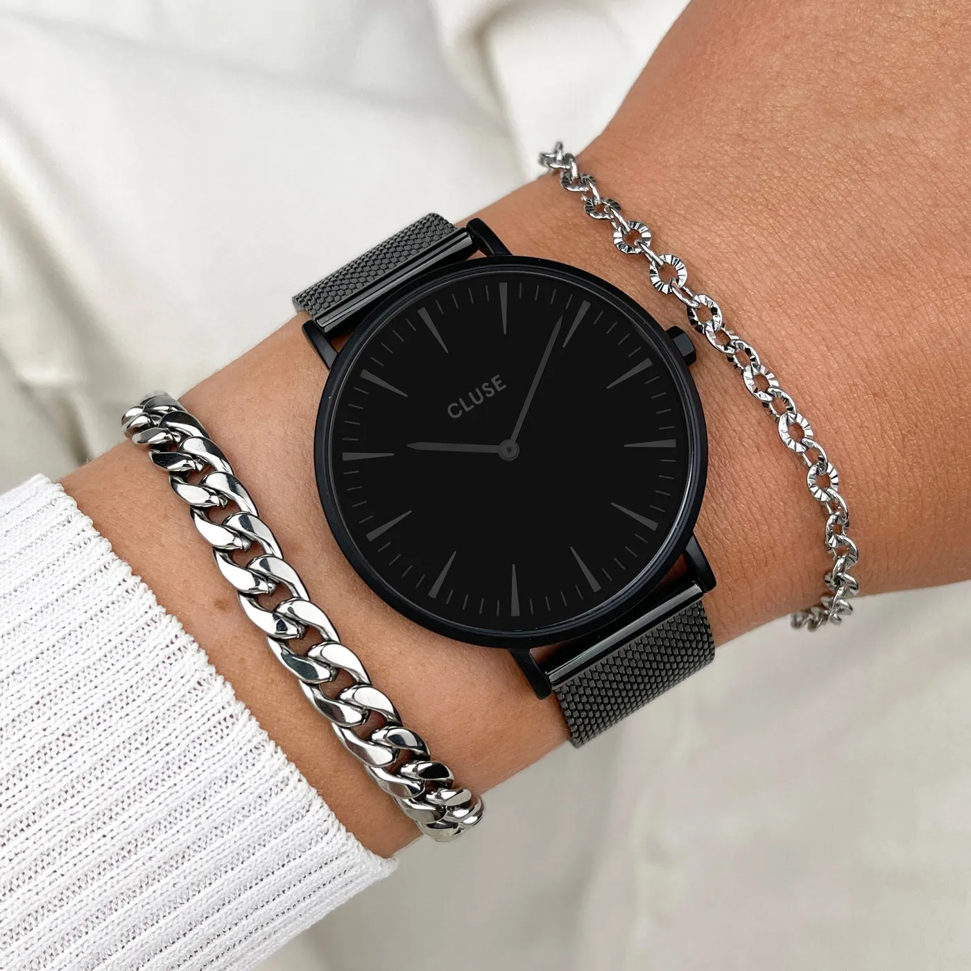 Strap 18 mm Mesh Black