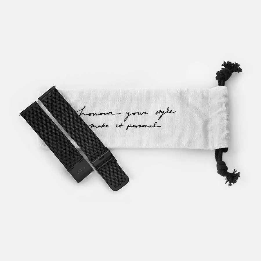 Strap 18 mm Mesh Black