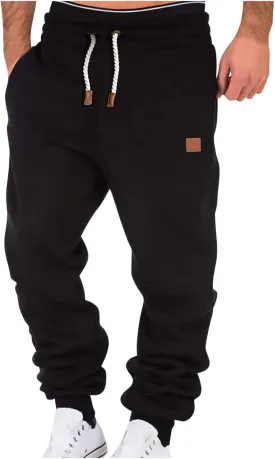 Sweatpants for Men Stretch Fashion Track Gym Sweatpant Elastic Waist Drawstring Slim Fit Cargo Joggers Sports Pants