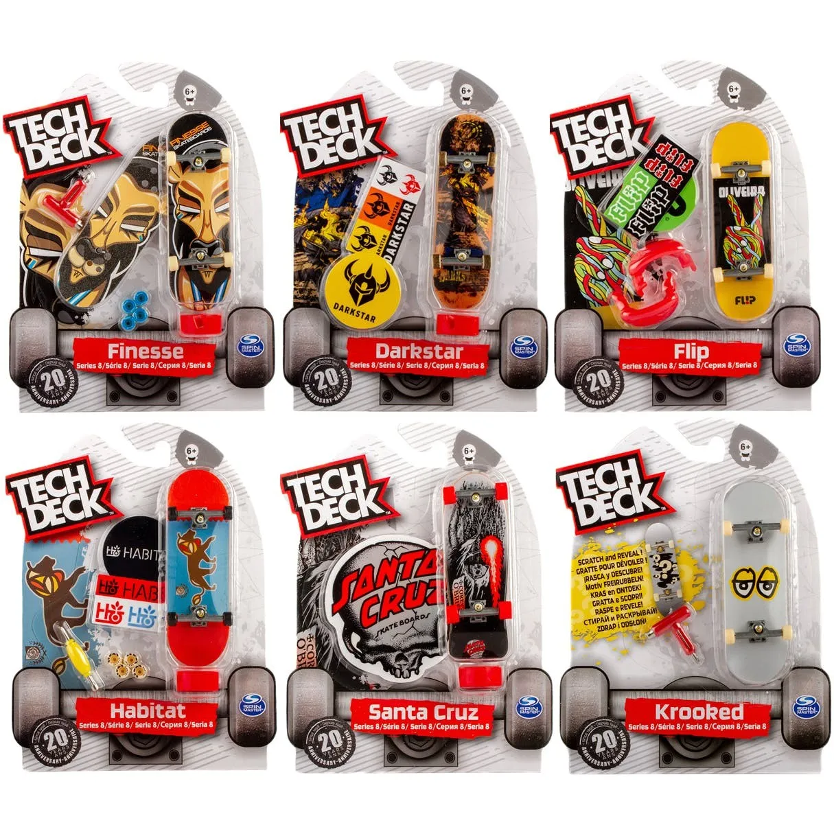 Tech Deck 96mm Fingerboard (Styles Vary)