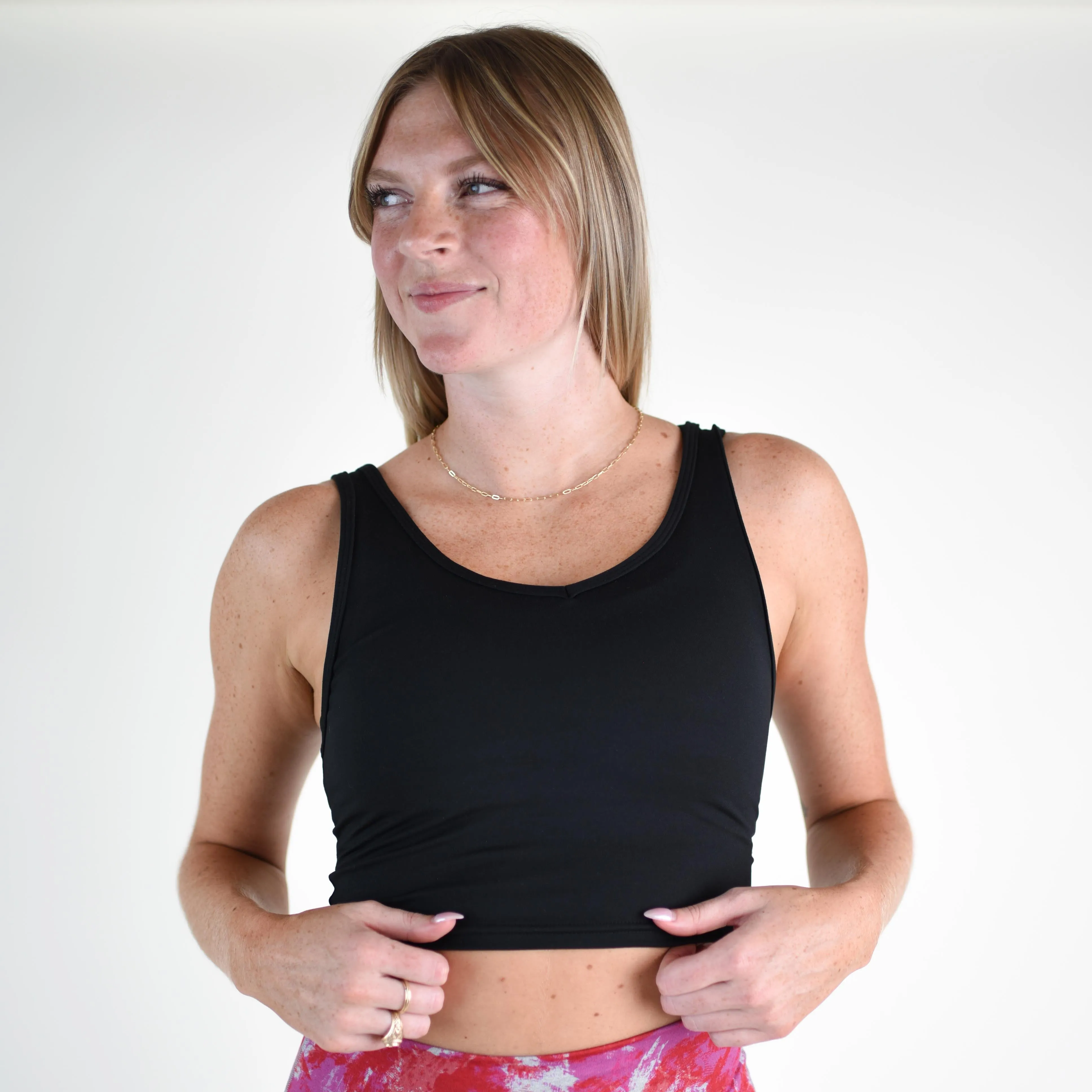 Wrap Crop Tank - Fitted