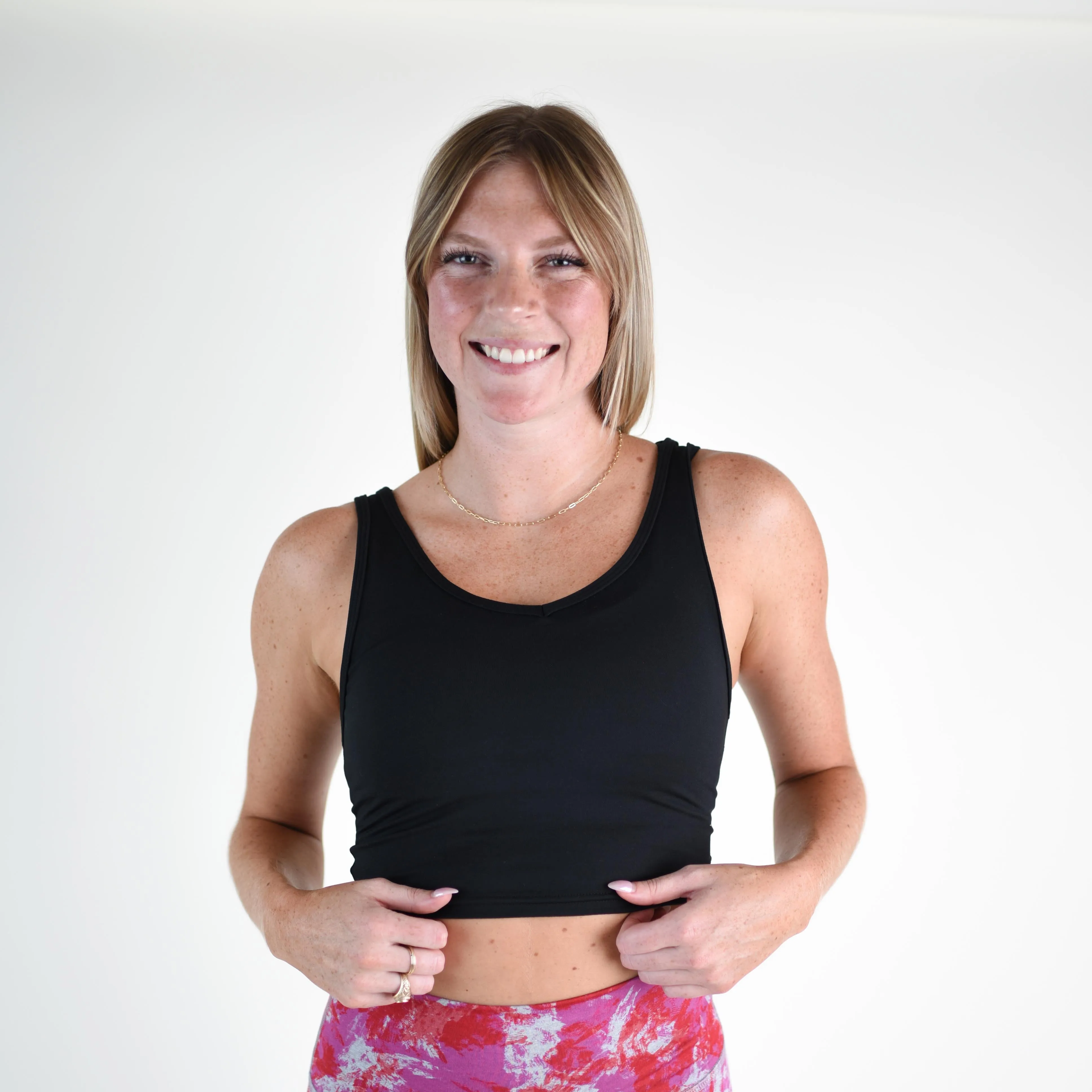 Wrap Crop Tank - Fitted