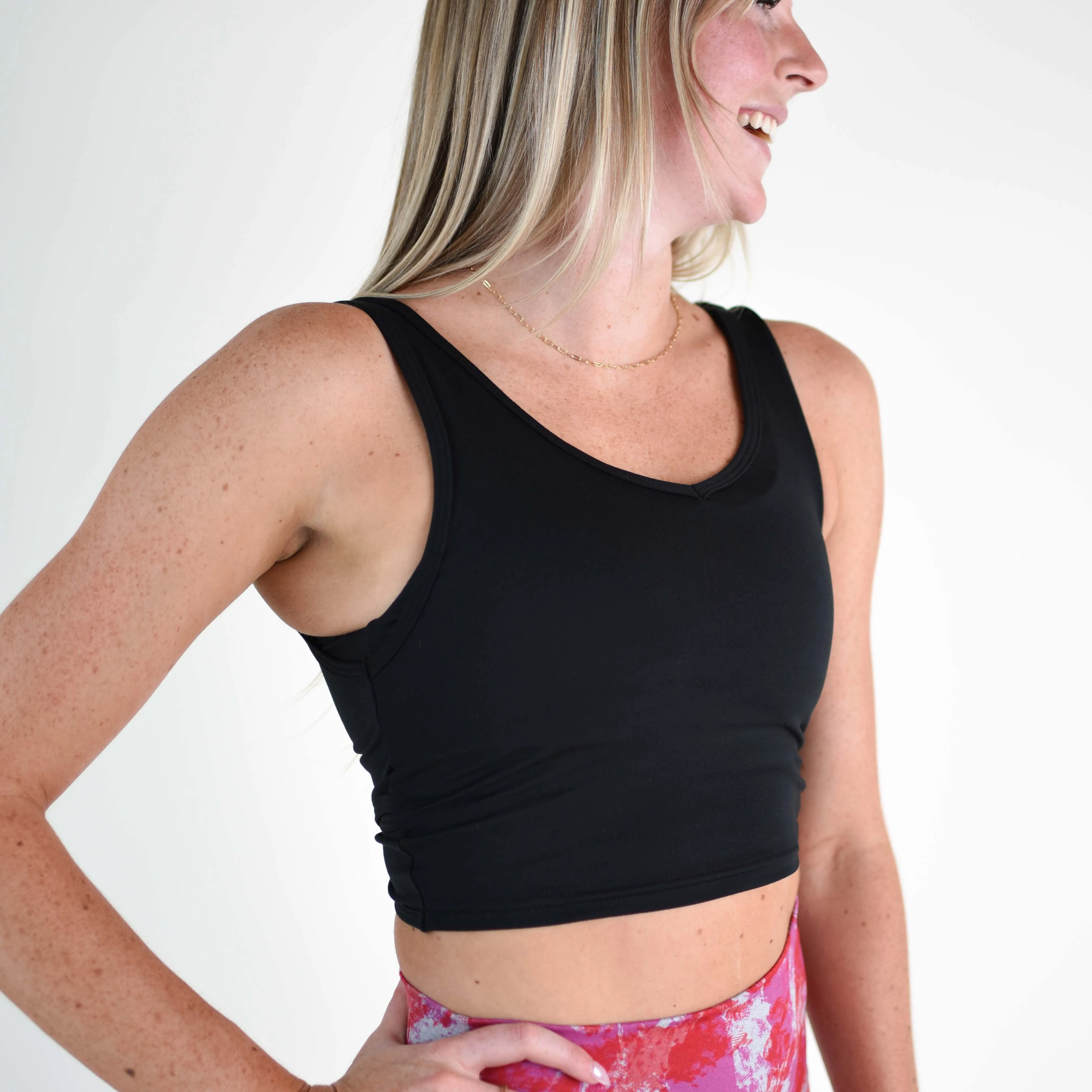Wrap Crop Tank - Fitted